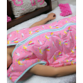 Schlafsack 130 / 160 cm - Feline Pink