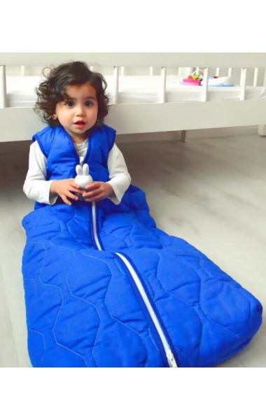 Großer Kinderschlafsack (sommer) - Basic cobalt
