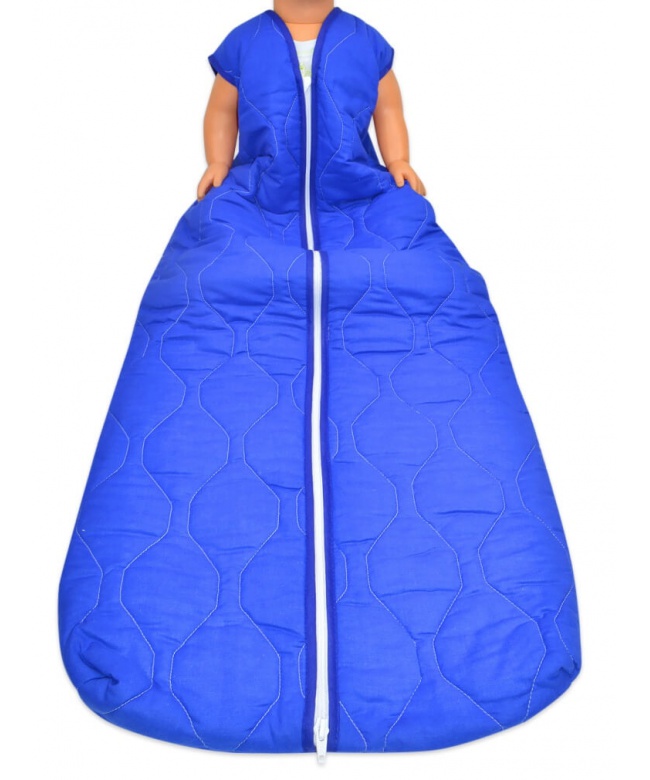 Großer Kinderschlafsack (winter) - Basic kobalt